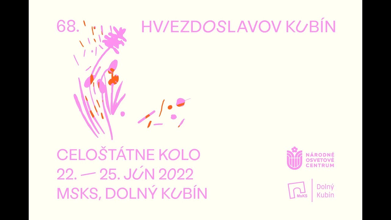 Hviezdoslavov Kubín 2022 - 68. ročník 1. deň