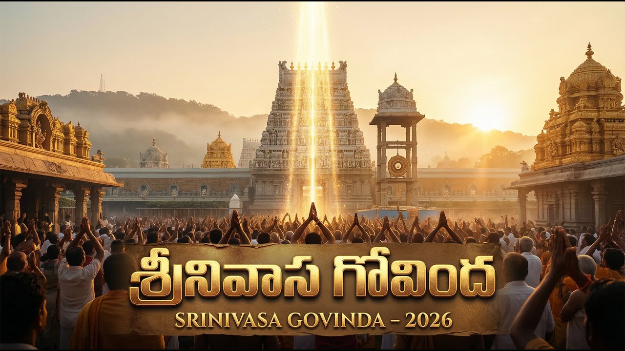 SRINIVASA GOVINDA 2026 | Tirumala Darshan Sunrise | Govinda Chanting by Mani Teja