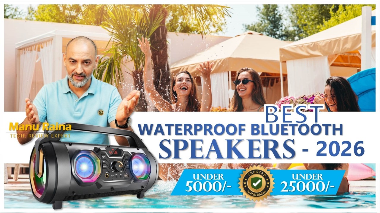 Best waterproof Bluetooth speakers 2026 | HOLI,  POOL,  summer & outdoor ready | under 5000 to 25000