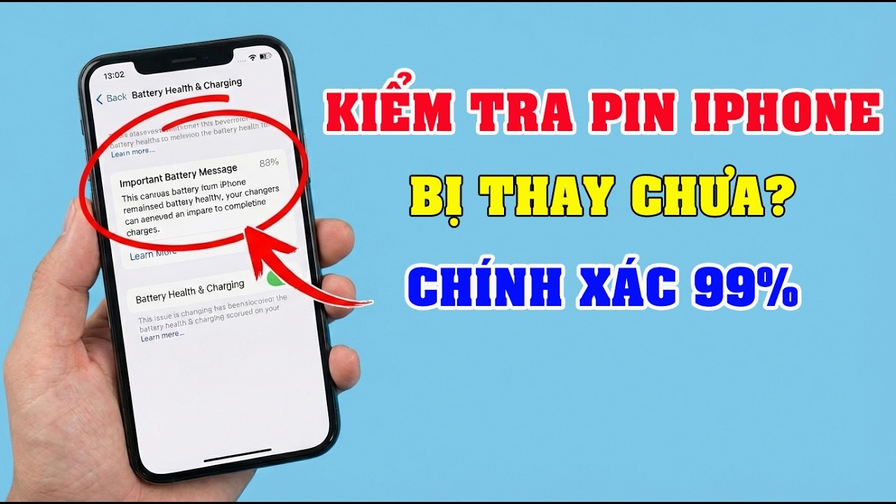 Cách kiểm tra pin iPhone đã bị thay chưa chính xác 99%