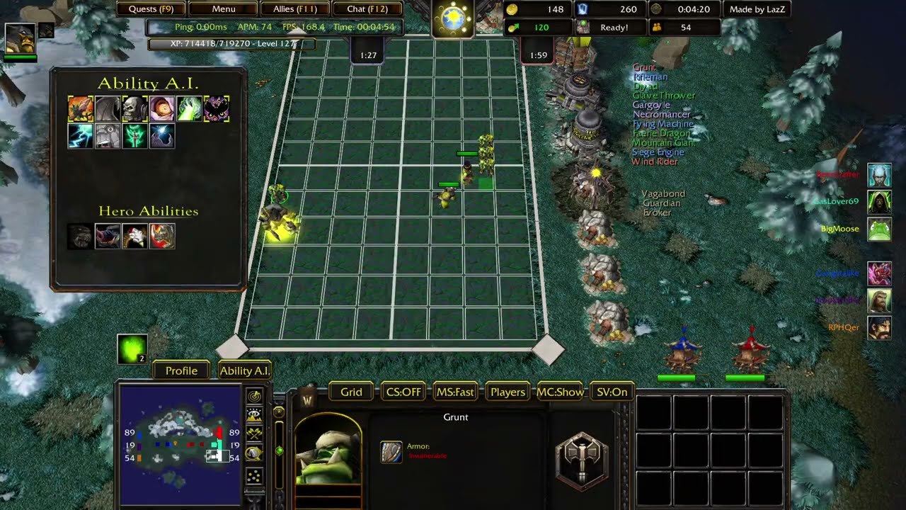 mortars counters the rank1 player