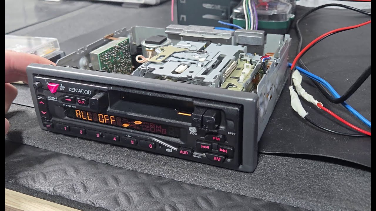 Αλλαγή Belt Μηχανισμού κασέτας σε Kenwood KRC-178R/179R/179RA