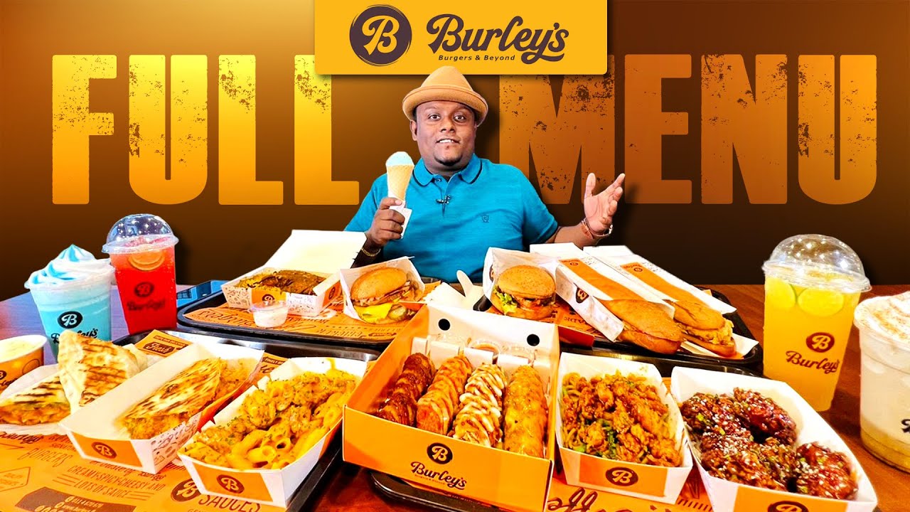 BURLEY'S FULL MENU! 🔥 100% අපේම Fast Food Restaurant එකක් 🇱🇰