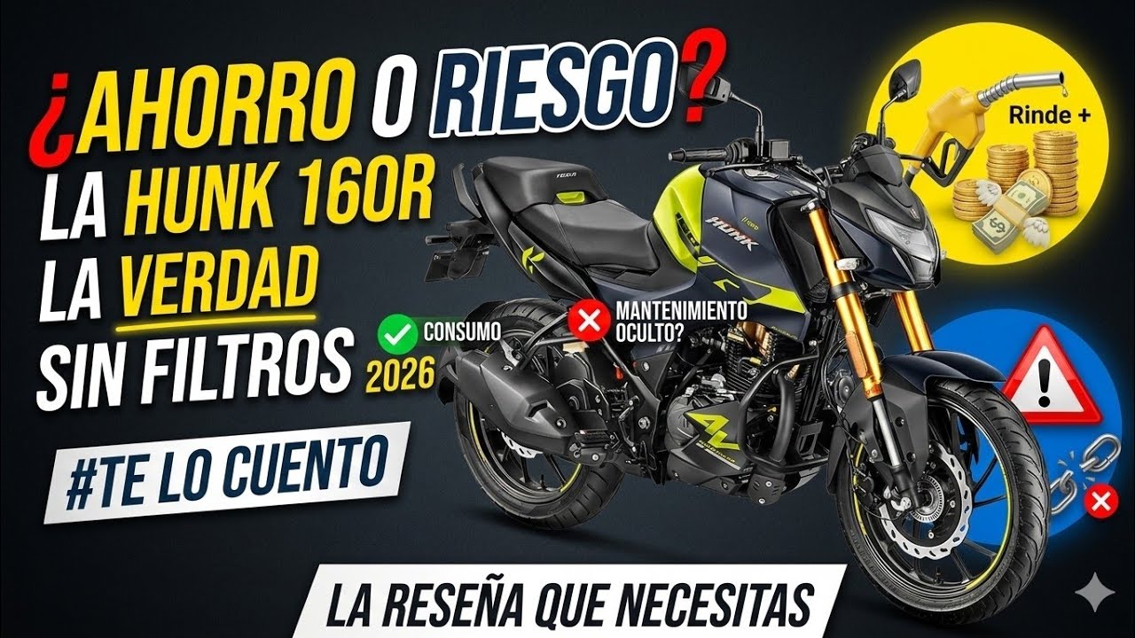 Hunk 160R 2026 ¿Por qué es TAN barata? Lo que no te cuentan.¿La mejor 160 de Colombia?