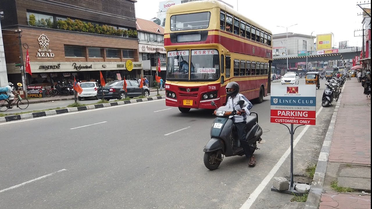 Walking tour in Thiruvananthapuram Town|Kerala, India, MG road,Capital city of Kerala 2022