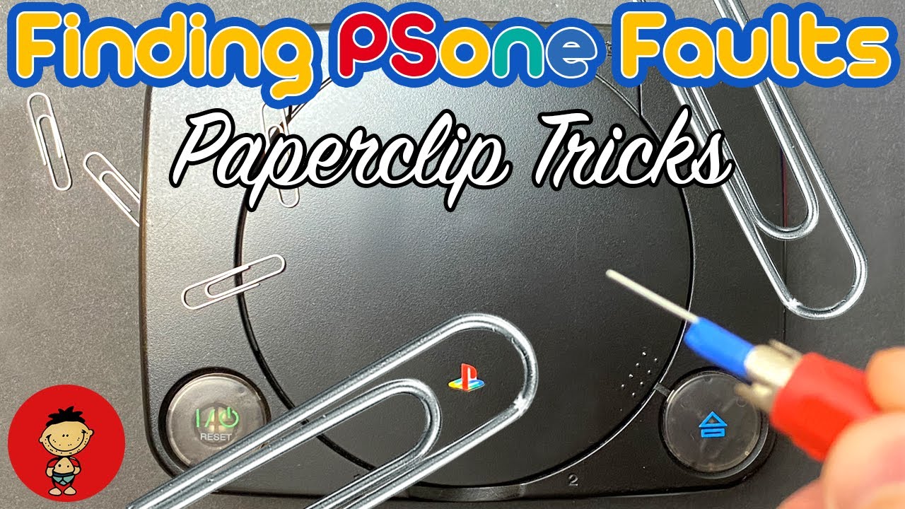 Identify PSone Faults Using a Paper Clip - Retro Console Repair