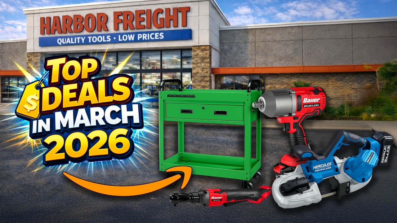 Последний шанс воспользоваться мартовскими предложениями Harbor Freight | Вот что вам нужно купит...