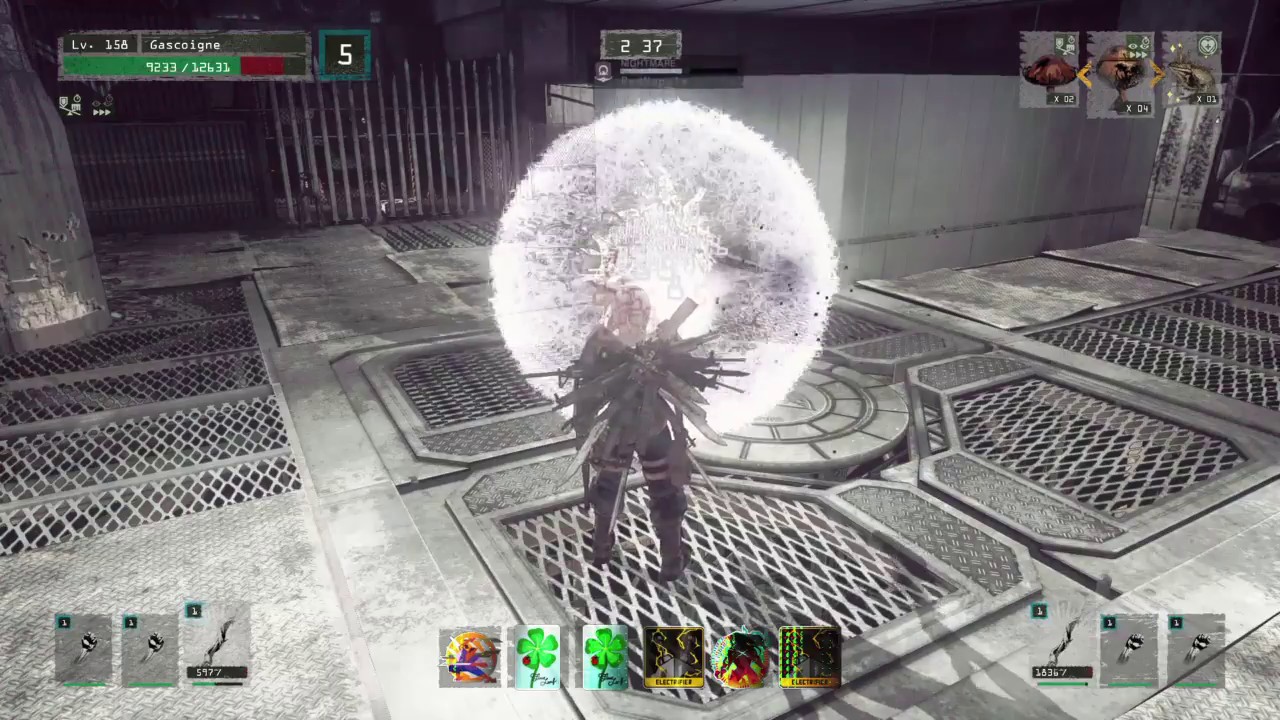 Let it die - Red Napalm (Nightmare) is too easy with Thor's Wand S +9