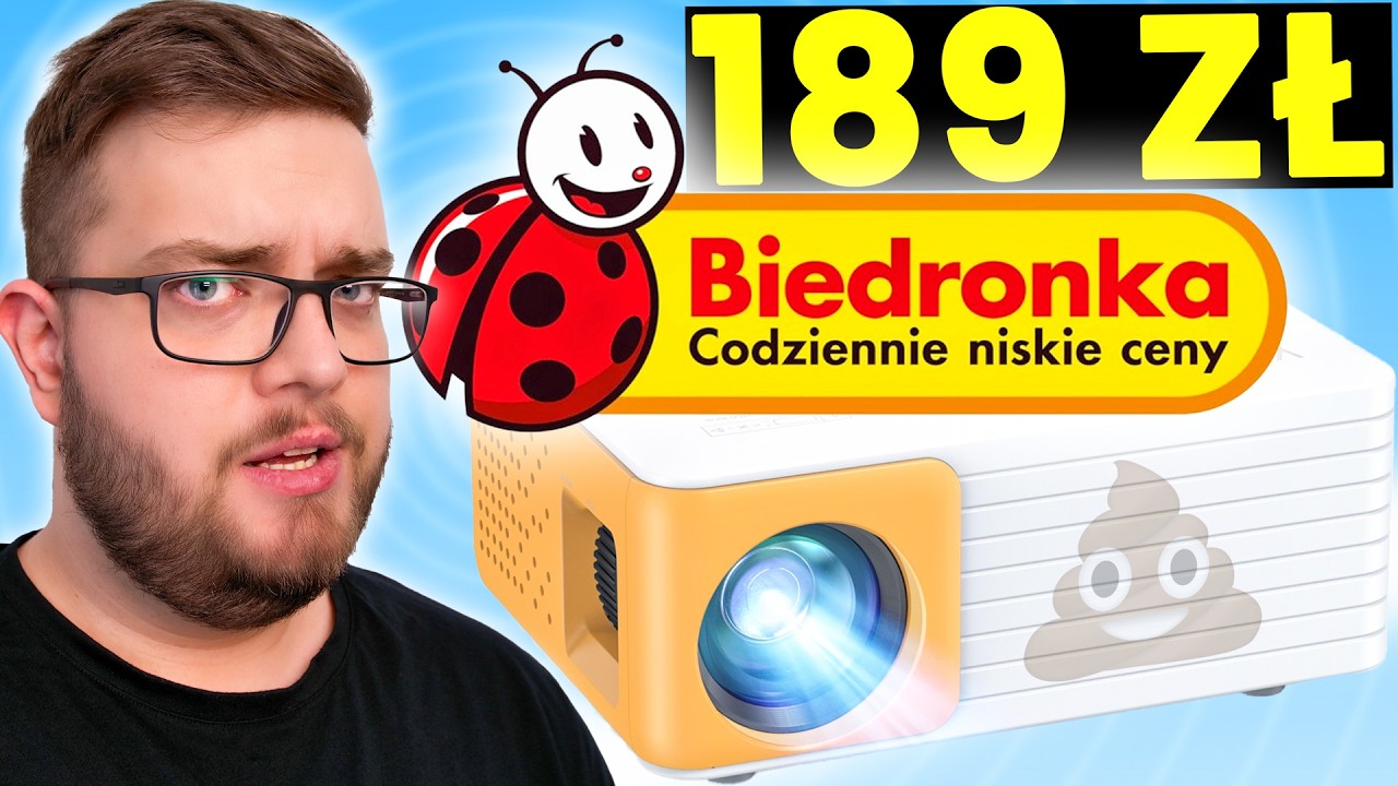 Kupiłem PROJEKTOR Z BIEDRONKI