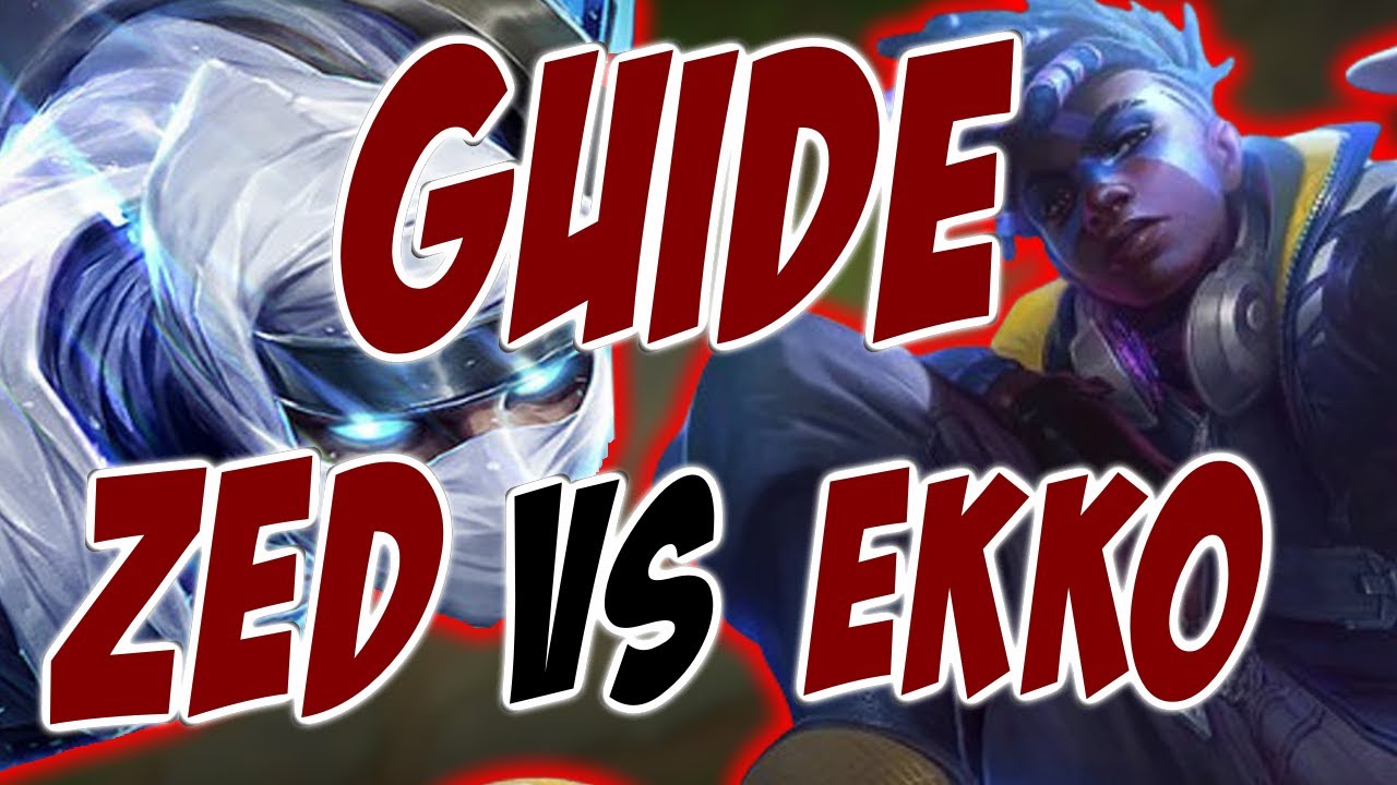 6 year Challenger Zed's OP tips vs Ekko