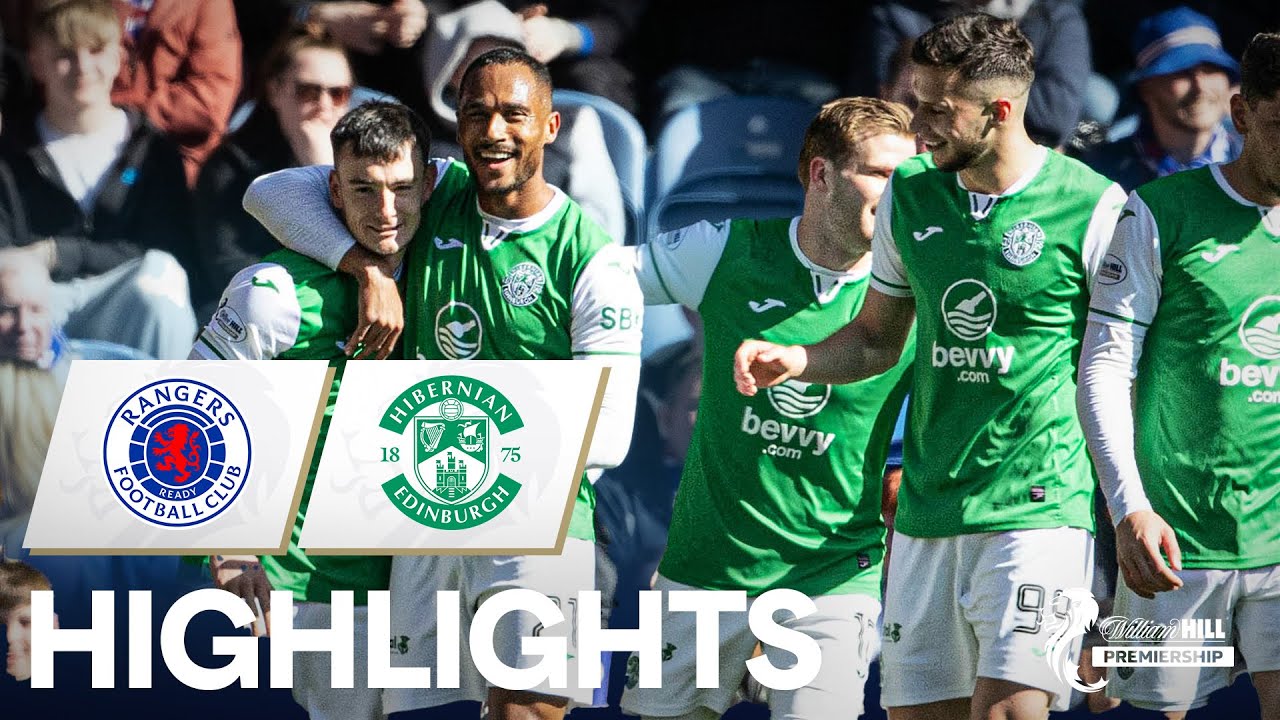 Rangers 0-2 Hibernian | Levitt Helps Hibs Go 16 League Games UNBEATEN | William Hill Premiership