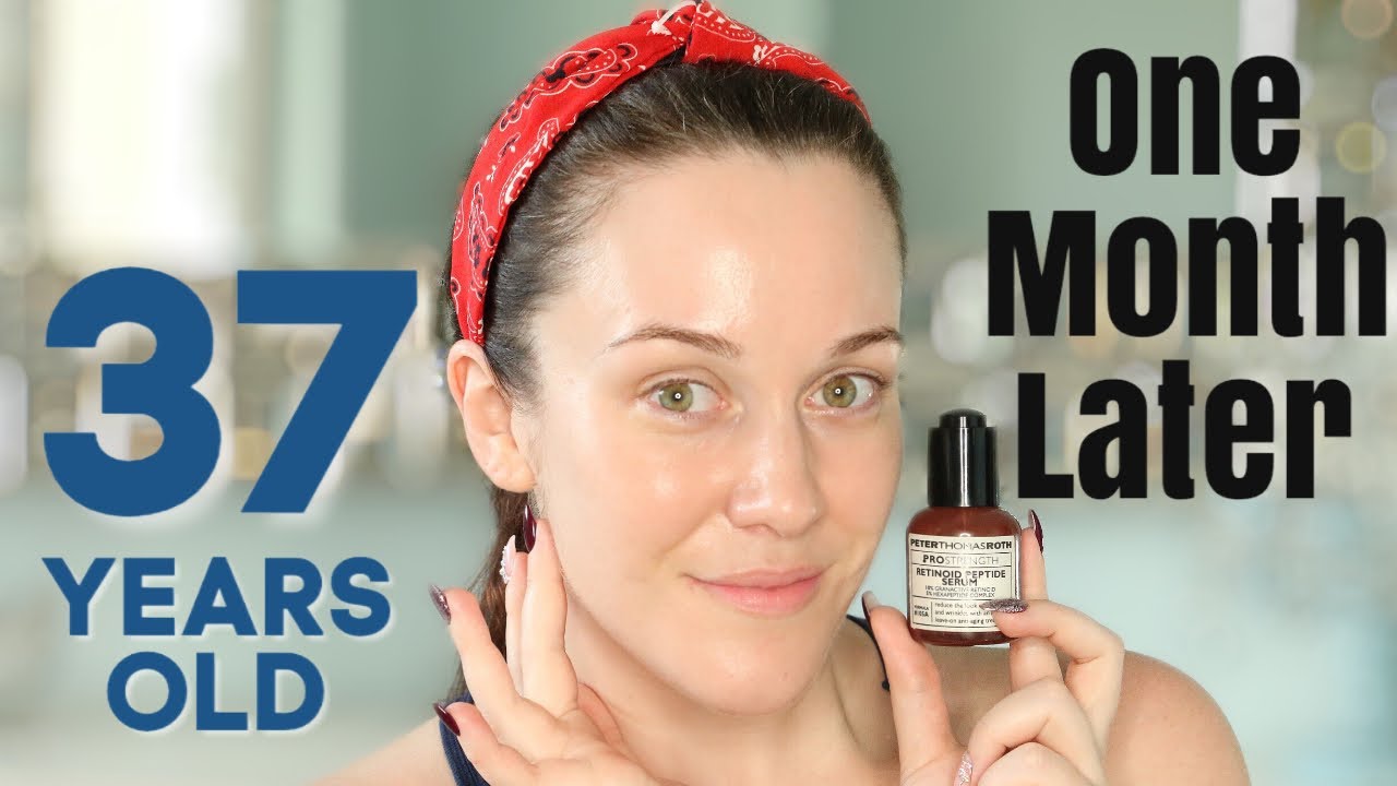 ONE MONTH LATER...PETER THOMAS ROTH PROSTRENTH RETINOID PEPTIDE SERUM💎⚗💎INTELLIGENT BEAUTY