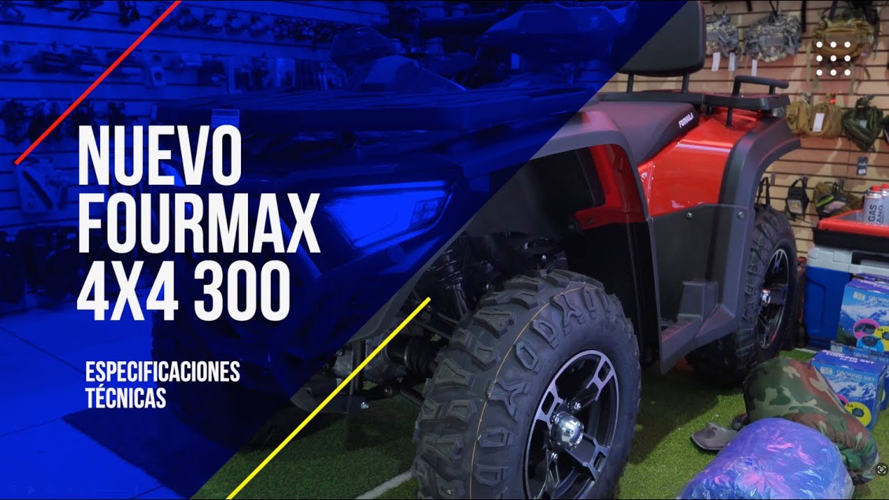 Nuevo Fourmax 300 – 4x4 perfecto para el campo, el trabajo y la aventura
