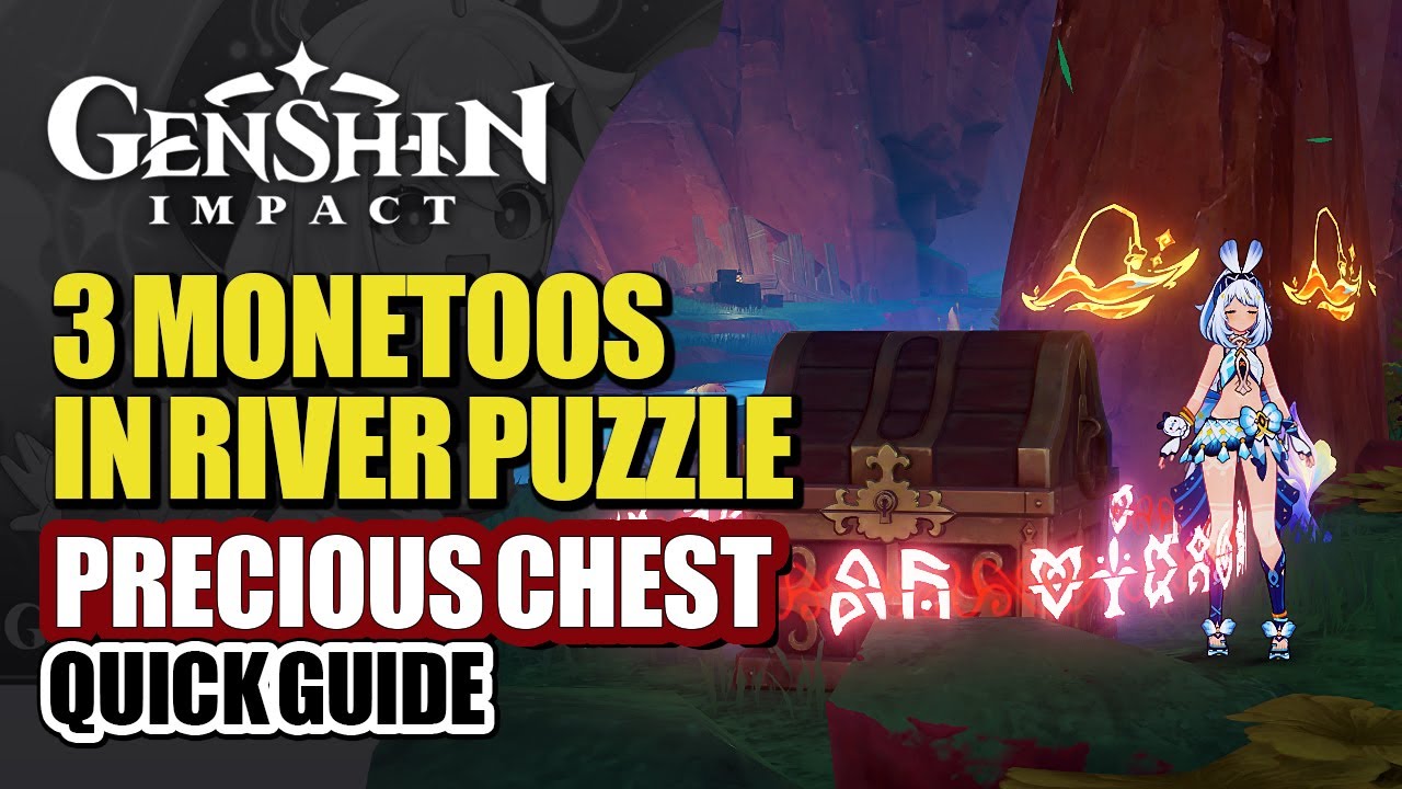 3 Monetoos Precious Chest Quick Guide | Night-Wind Range/Cliff Waypoint River | Genshin Impact 5.2