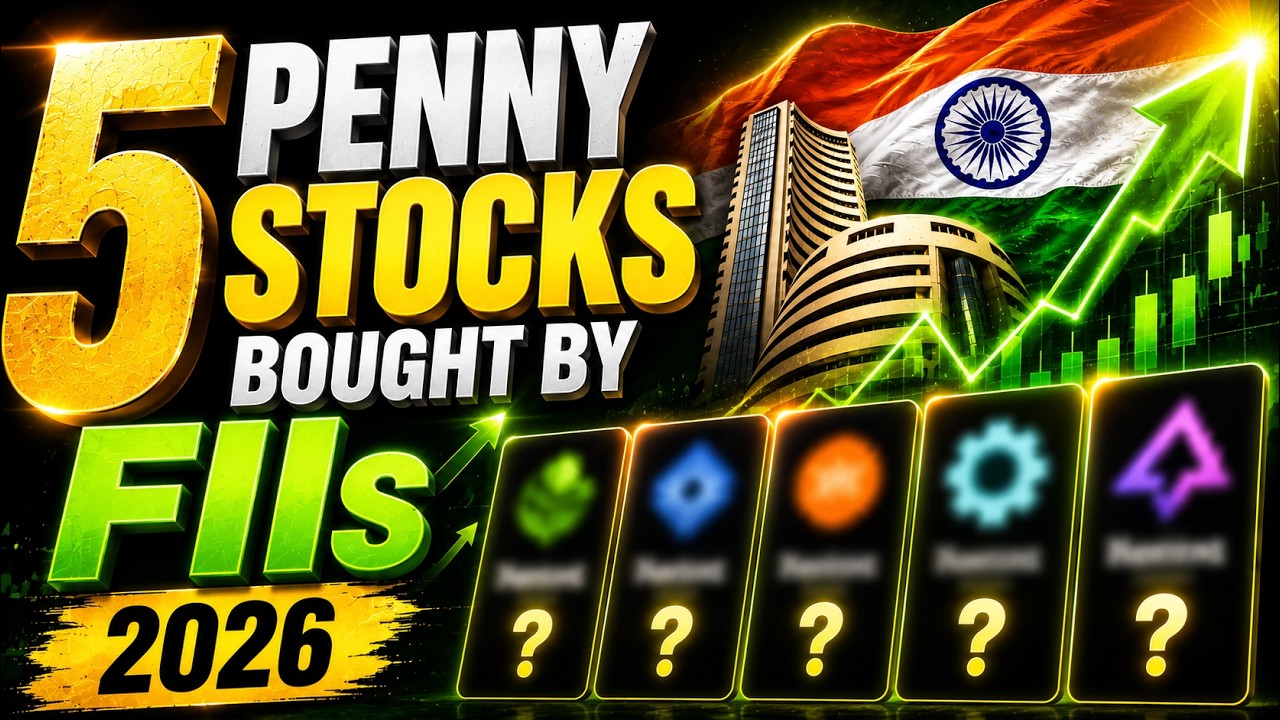 FIIs Just Bought These 5 Penny Stocks! Could They Be the Next Multibaggers? Long Term Investment!