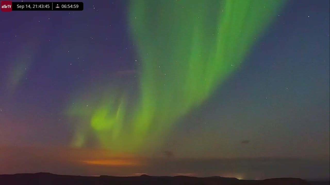 Sep 13, 2024: Aurora Borealis Over Iceland in 4K Ultra HD