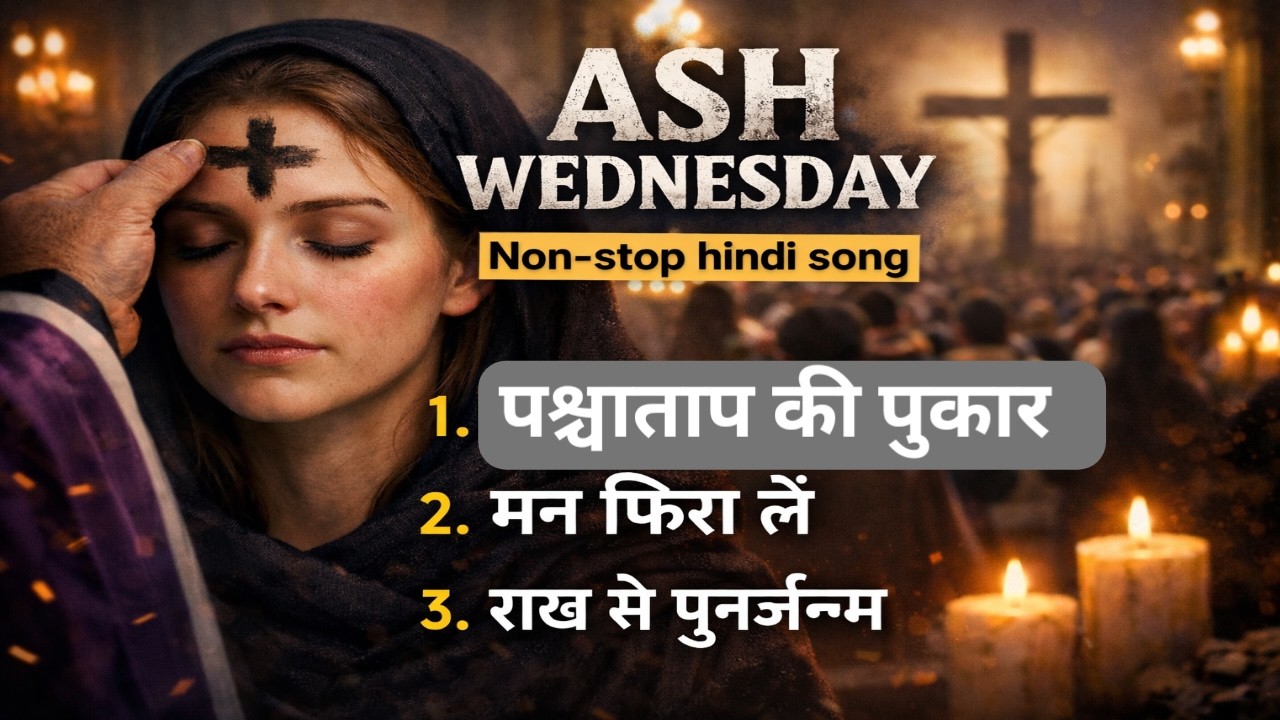 Ash Wednesday Special Non Stop Hindi Christian Worship Songs 2026/Lent Worship Collection@madhur01