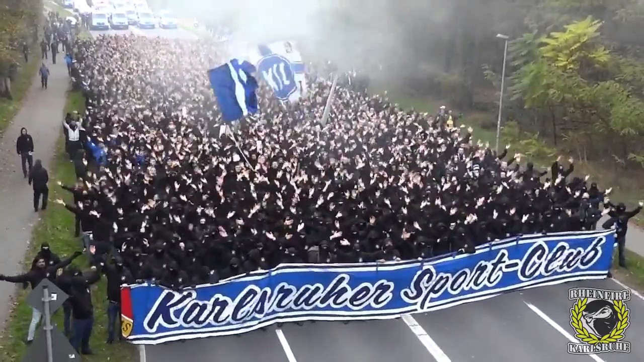 AMAZING SUPPORTERS ! Karlsruher SC vs VFB Stuttgart