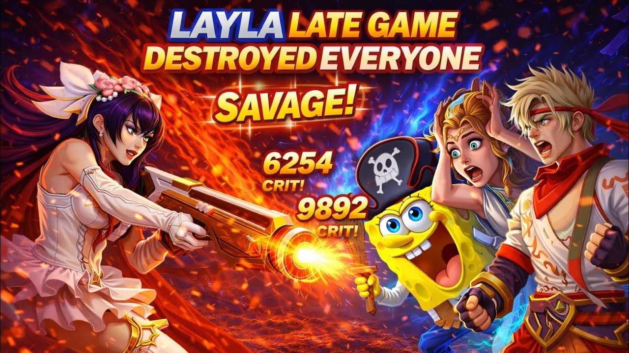 Layla Late Game Destroyed Everyone | MLBB