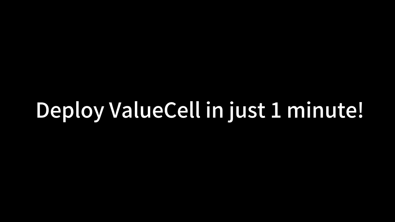 🎙️ Deploy ValueCell &mdash;&mdash; the First Open-Source Platform for financial agents in just 1 minute!