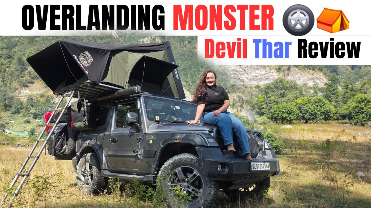 India&rsquo;s Wildest Modified Thar | Beast on Road with Full Camping Setup ⛺🔥 Modified Thar Review
