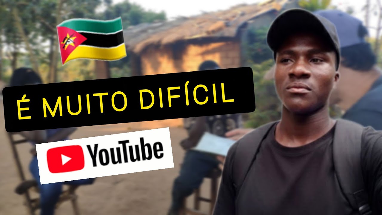 Por que é TÃO DIFÍCIL gravar vídeos no YouTube em Moçambique?