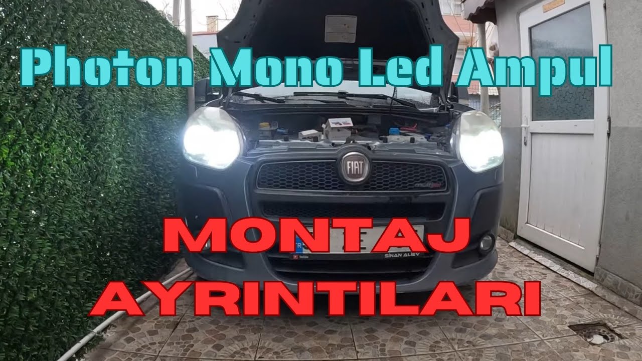Led Ampul Uygulaması Doblo Photon H1 H7