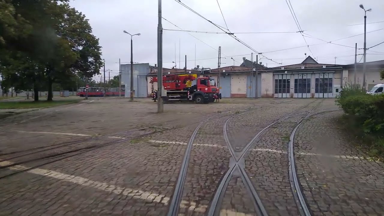 Zajezdnia Tramwajowa w Bydgoszczy - Objazd tramwajem hali