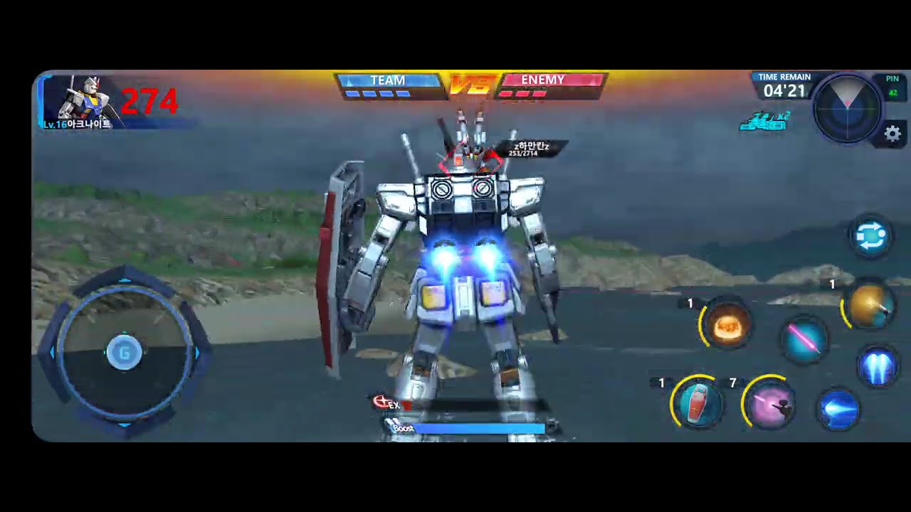 건담 슈프림 배틀 건담 플레이