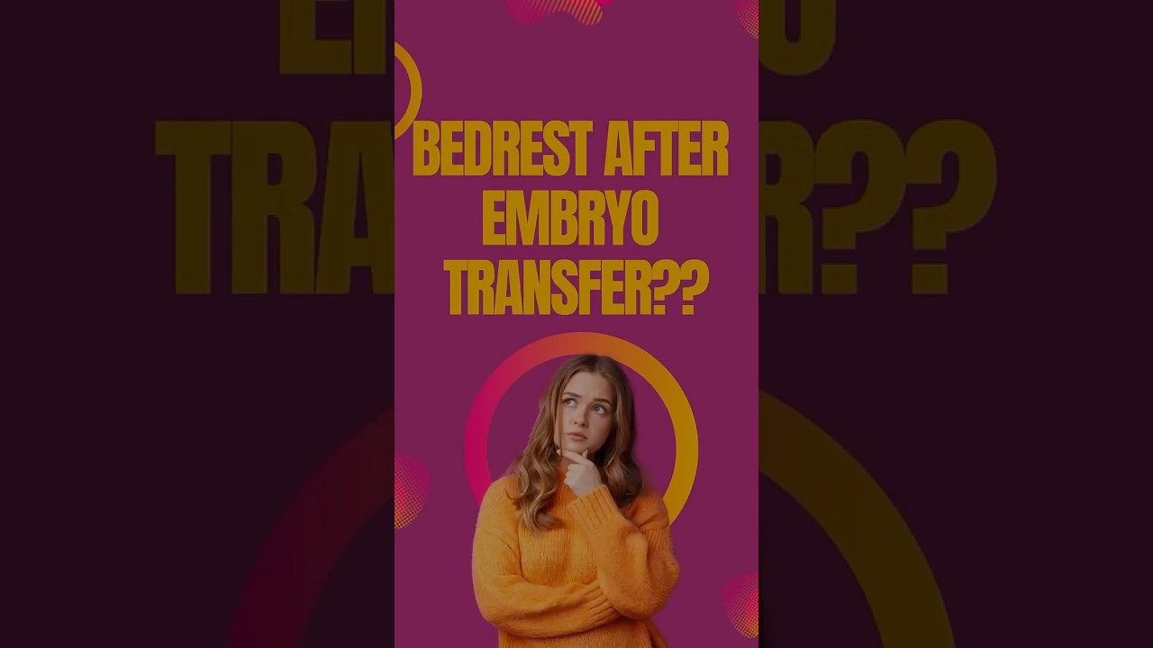 Is bed rest necessary after embryo transfer? 🤔💤 #ivf #pregnancy #fertility