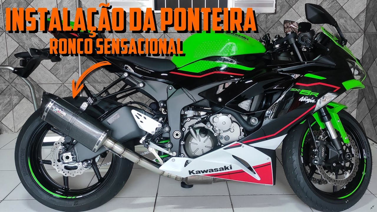 INSTALANDO A PONTEIRA ESPORTIVA CARBOX RACING NA ZX6R 636