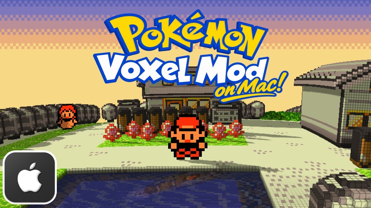 Pok&eacute;mon Voxel Mod on Mac Setup Guide! (3D Pokemon Red, Blue, and Yellow!) (M4 Mac mini)
