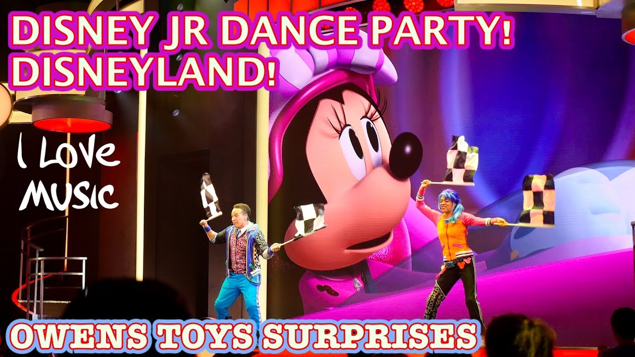 DISNEY JR DANCE PARTY! DISNEYLAND! MICKEY AND THE ROADSTER RACERS, SOFIA THE FIRST, DOC MCSTUFFINS