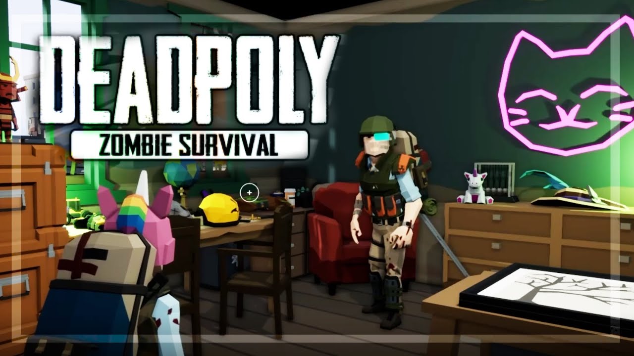 We Found A Friend? NEW Multiplayer Base And Items - DeadPoly Gameplay