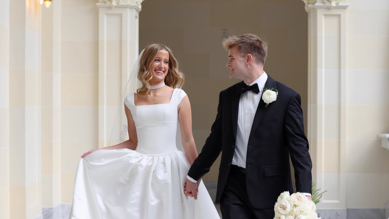 Ella & Robert's first look