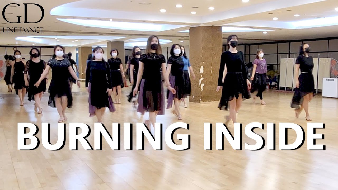 BURNING INSIDE - LINE DANCE (Tom Glover)