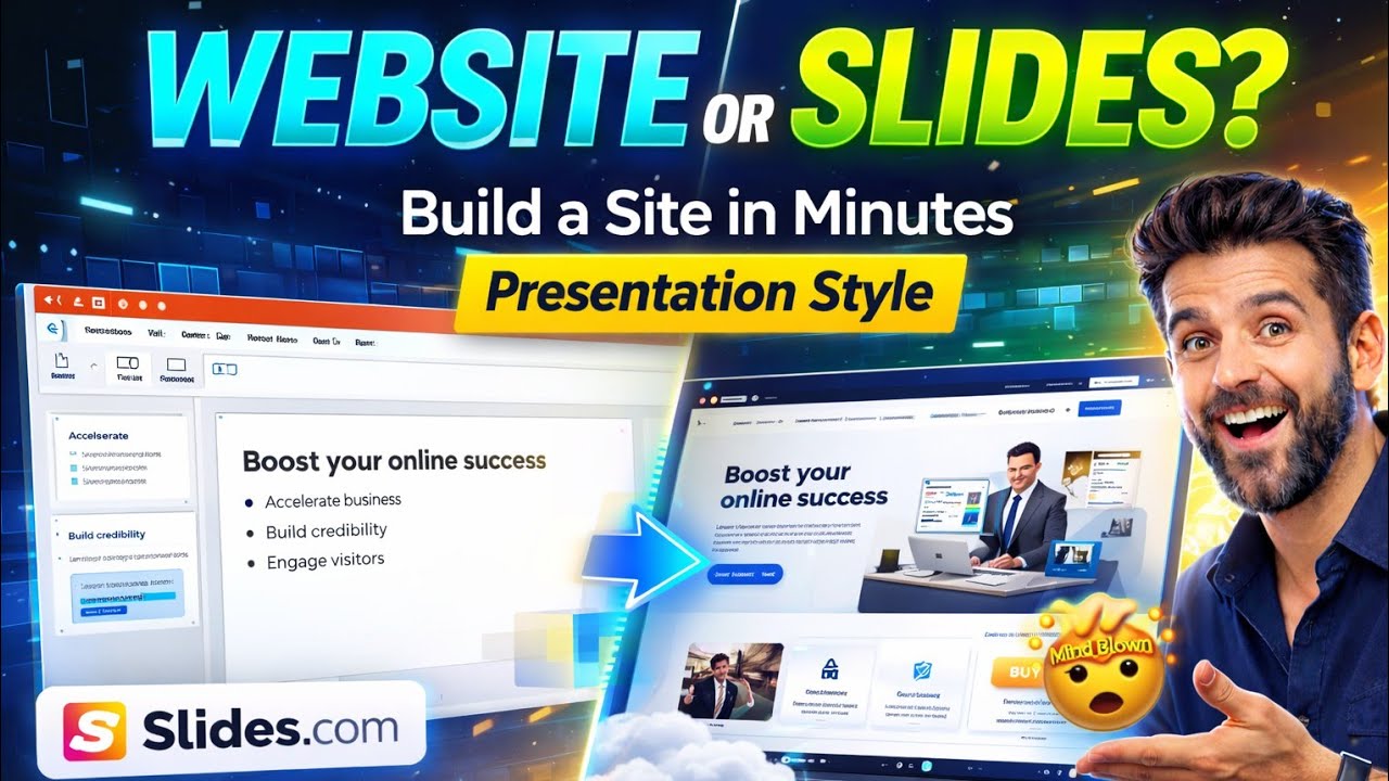 How to Build a Website Like a Presentation | Slides.com AI Tutorial (2026)
