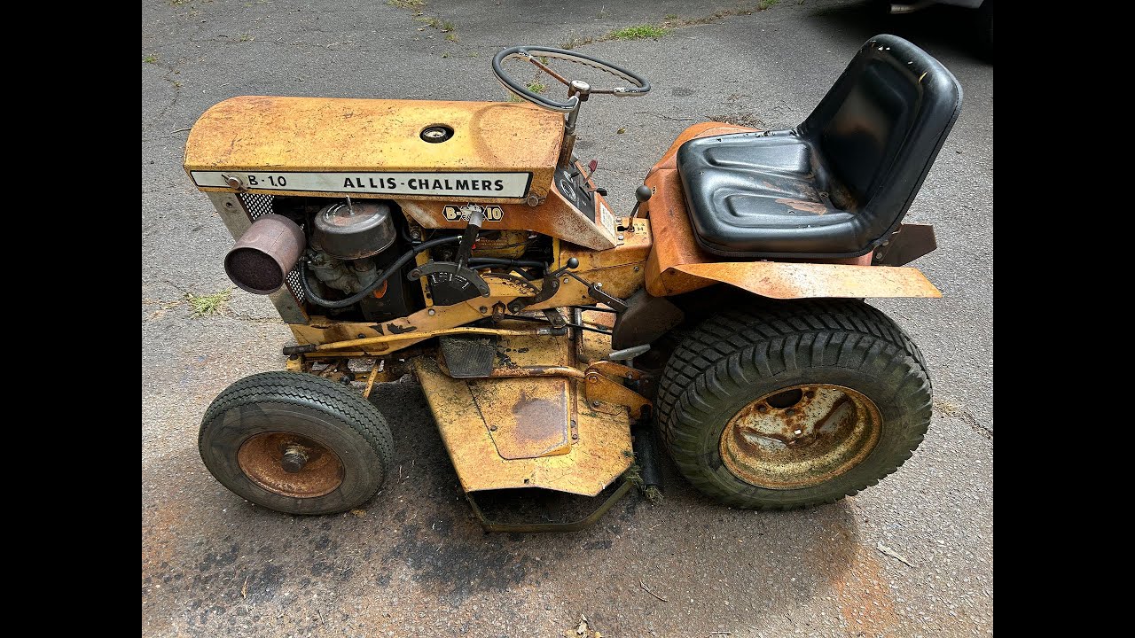 Allis Chalmers B10 with hydrolift - resurrection