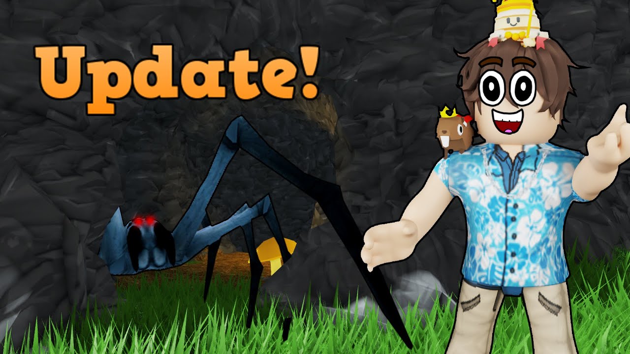 ⛰️ CAVE and SPIDER BOSS UPDATE in the SURVIVAL GAME roblox!