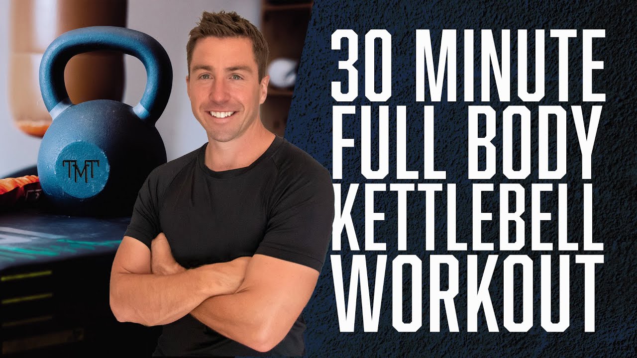 30 Minute Full Body KETTLEBELL workout with Kettlebell exercises for strength and weight loss