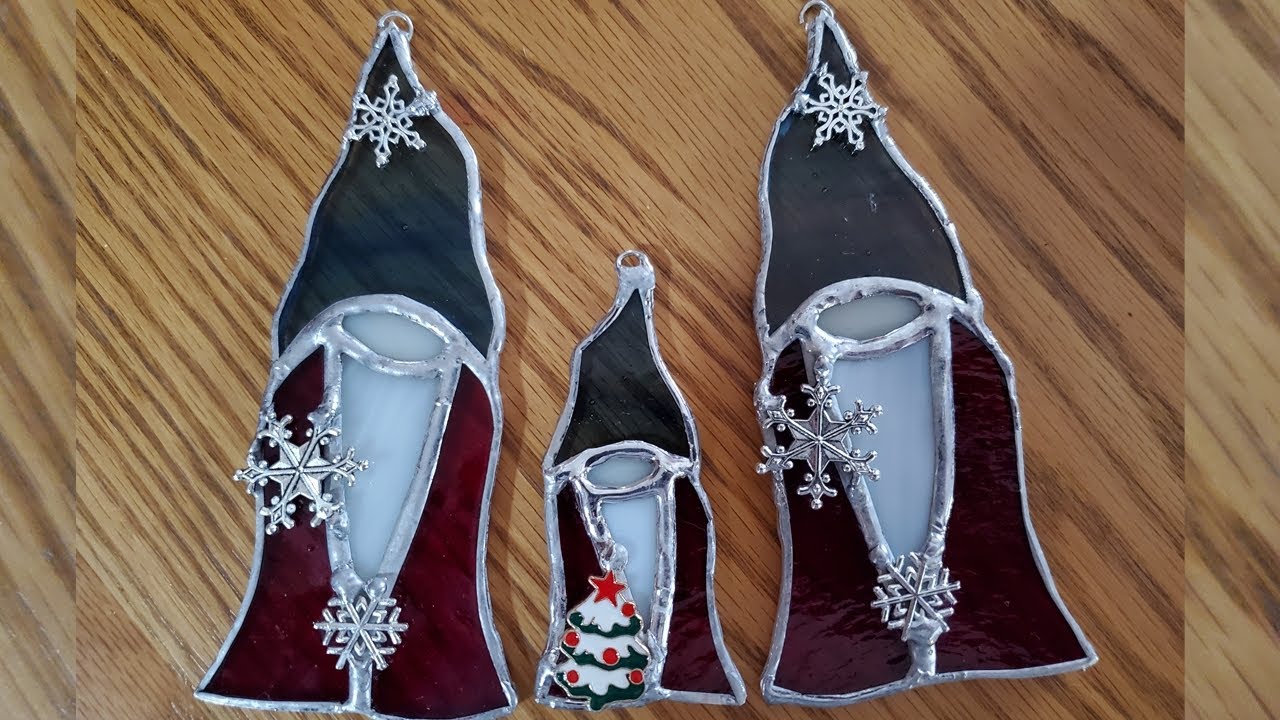 Stained Glass and Charms - Snow Gnomes & Christmas Gnomes