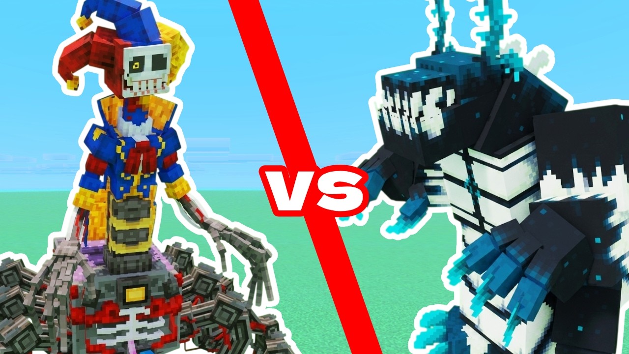 Poppy Playtime vs Warden Godzilla boss battle in minecraft