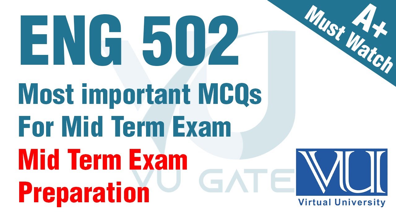 ENG502 Introduction to Linguistics | Midterm Preparation | VU Gate