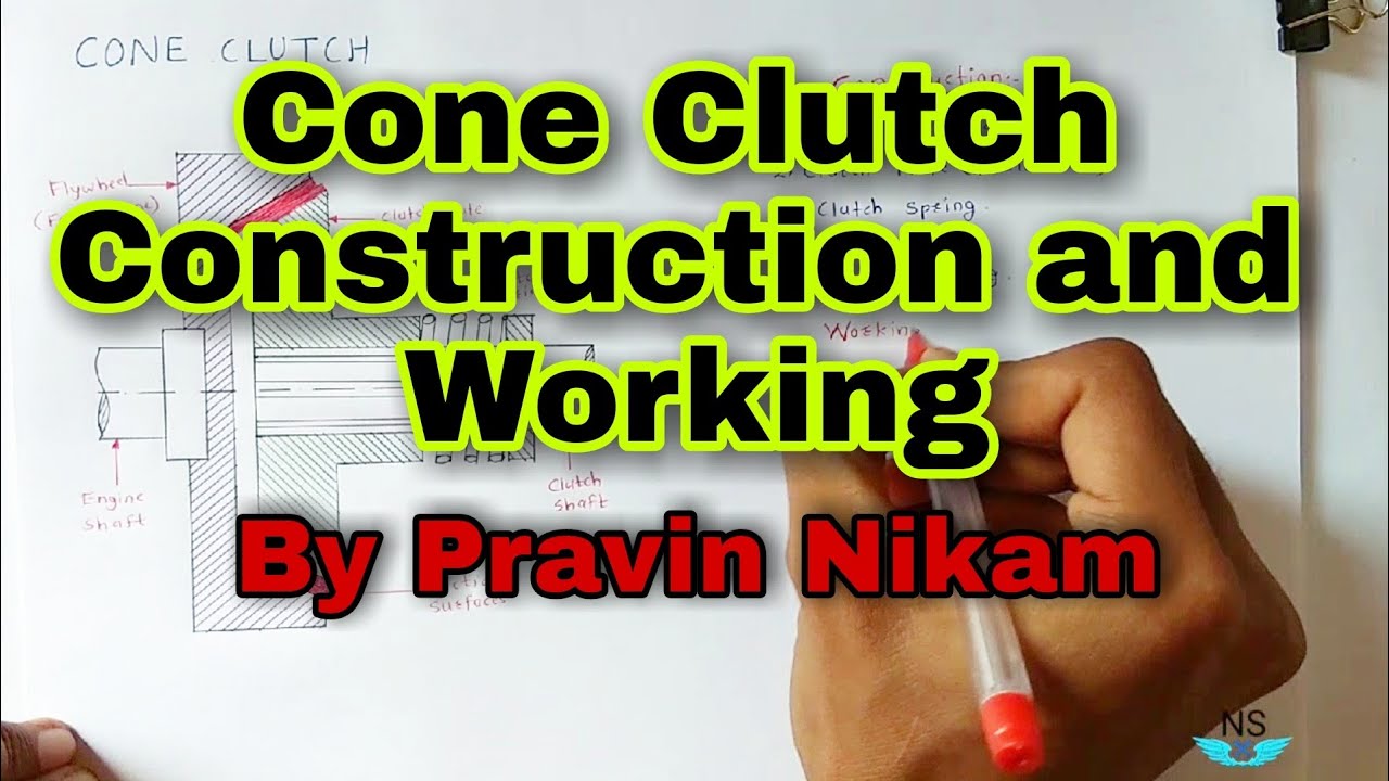 Construction and Working of Cone Clutch