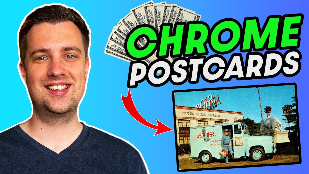 What Sold on eBay: Selling Chrome Postcards for Insane Money!
