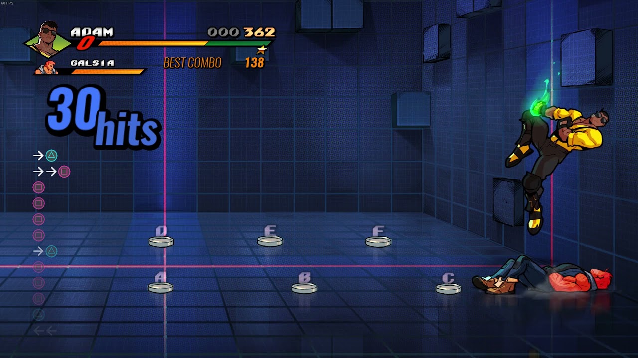 Streets of Rage 4: SOR4 Adam ALT Combo