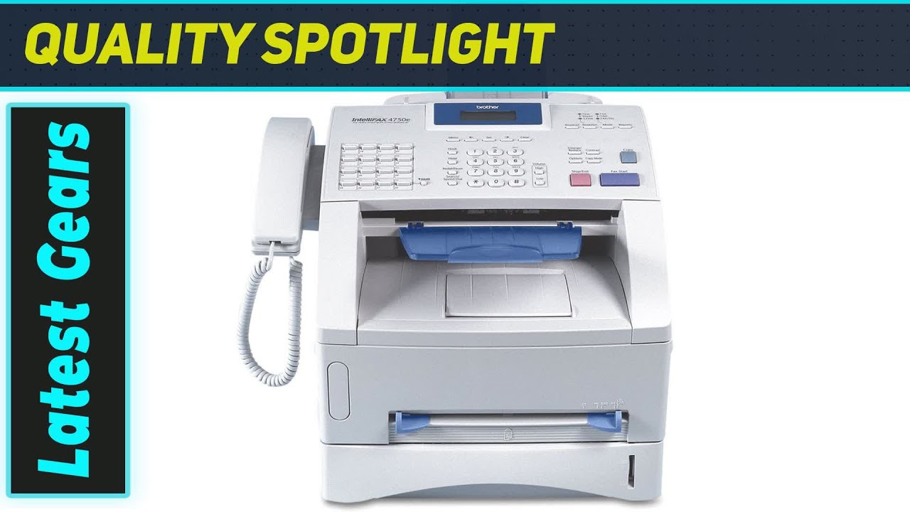 Brother IntelliFax 4750e: The Ultimate High-Performance Office Hub