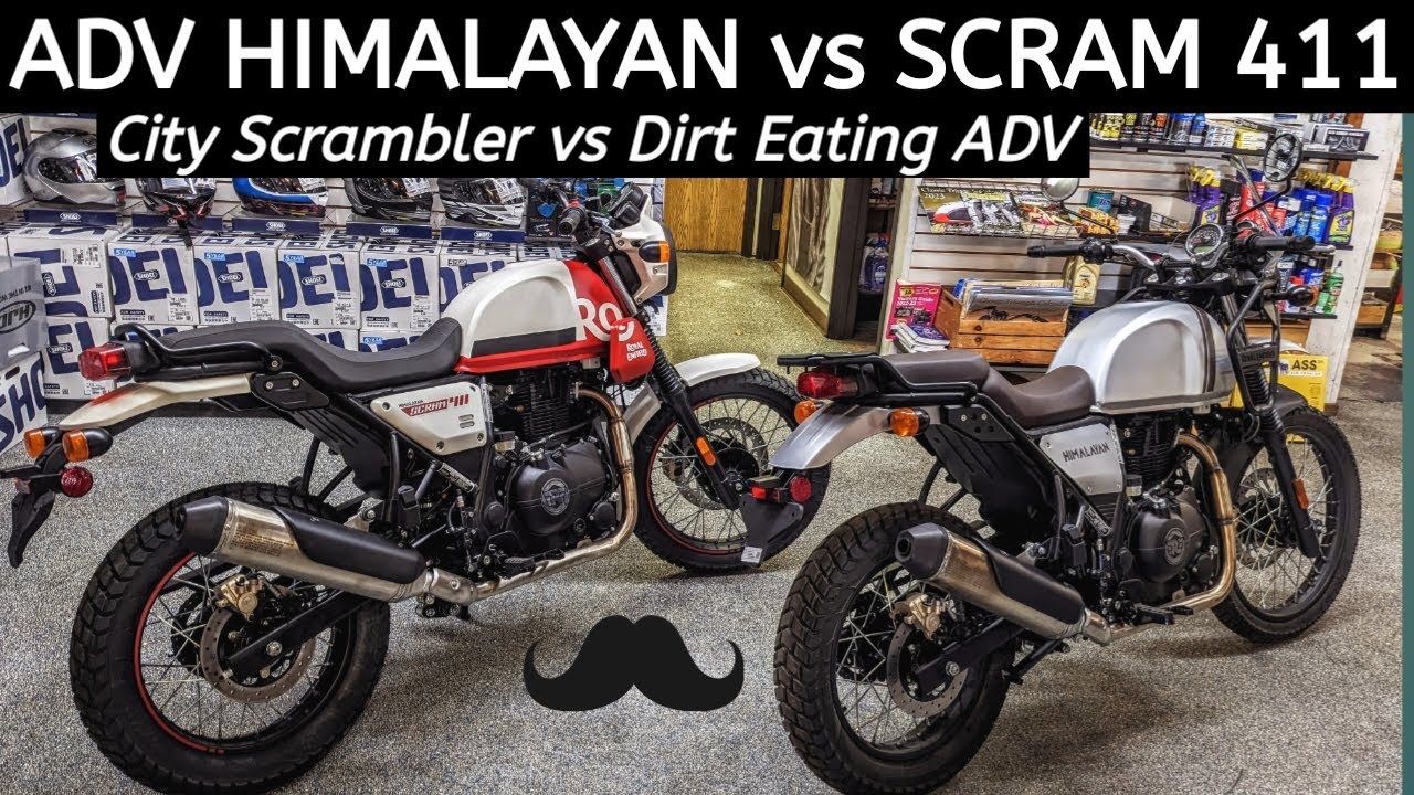 Royal Enfield Scram 411 vs The Mighty Himalayan - Pavement, What Pavement?