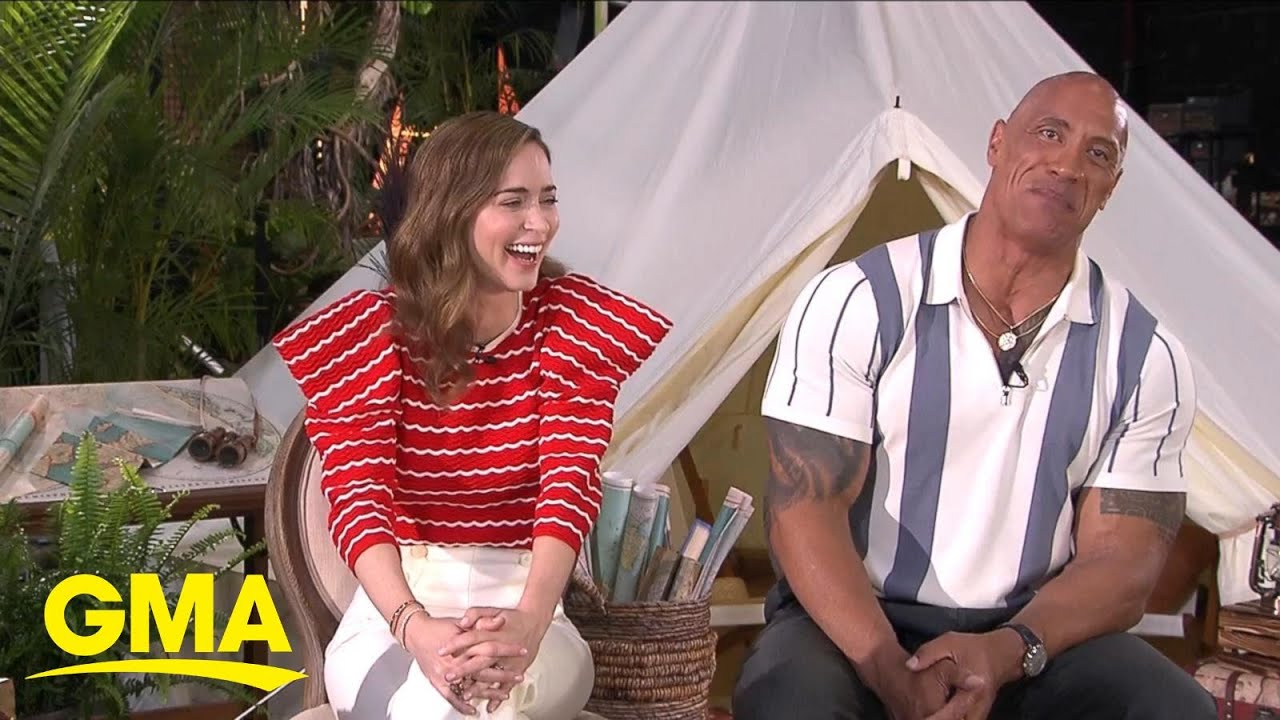 Dwayne Johnson and Emily Blunt talk about new film, ‘Jungle Cruise’ l GMA