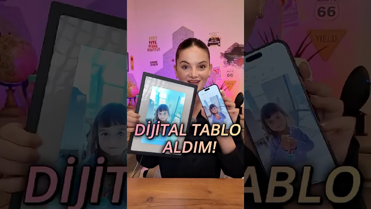 DİJİTAL TABLO ALDIM😍 BU &Uuml;R&Uuml;N&Uuml; &Ccedil;OK BEĞENECEKSİN🤩